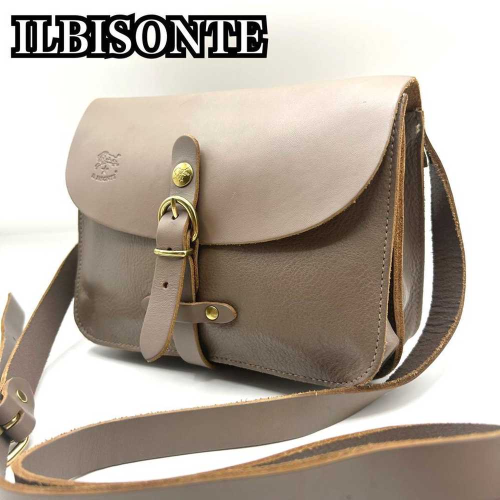 ★Excellent Condition★ IL BISONTE Genuine Leather … - image 1