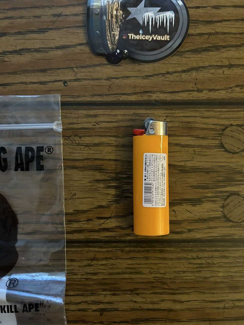 Bape Bape Orange Camo Lighter - image 2