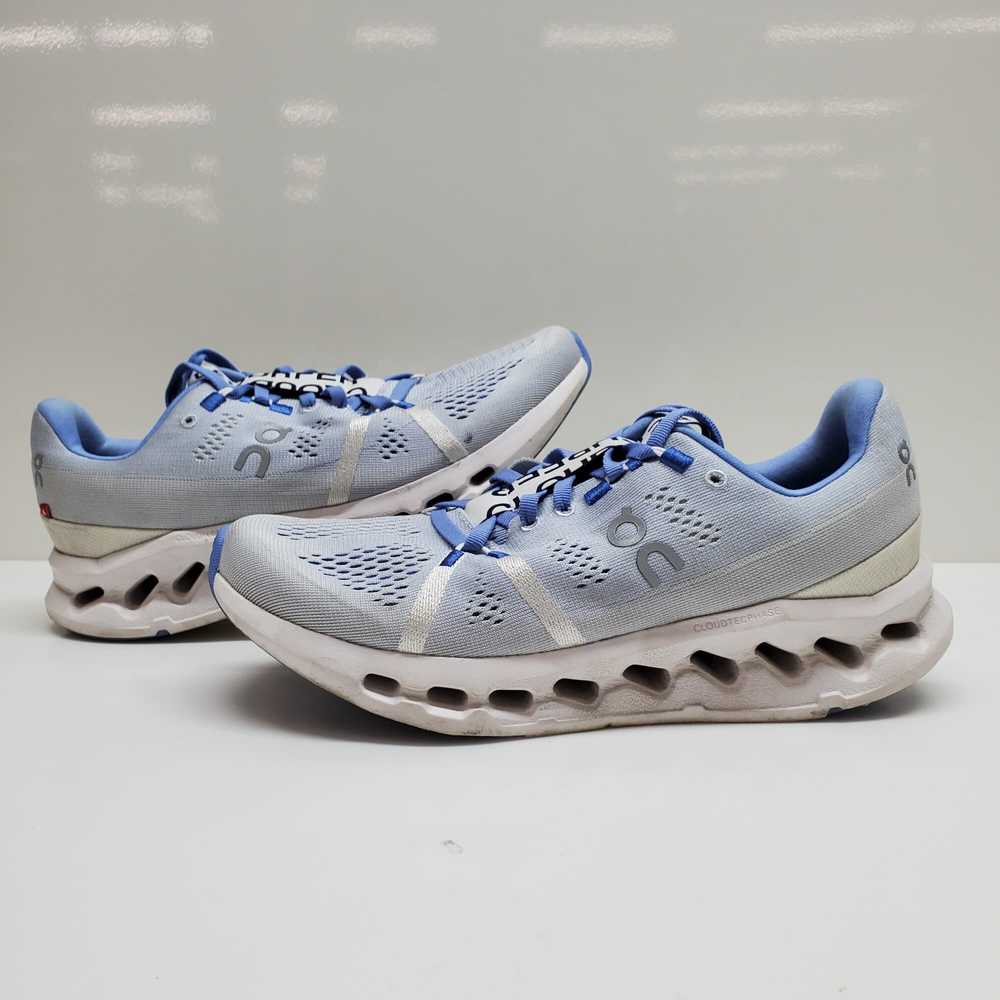 WOMEN'S ON CLOUDSURFER PERWINKLE/GREY MESH RUNNIN… - image 1