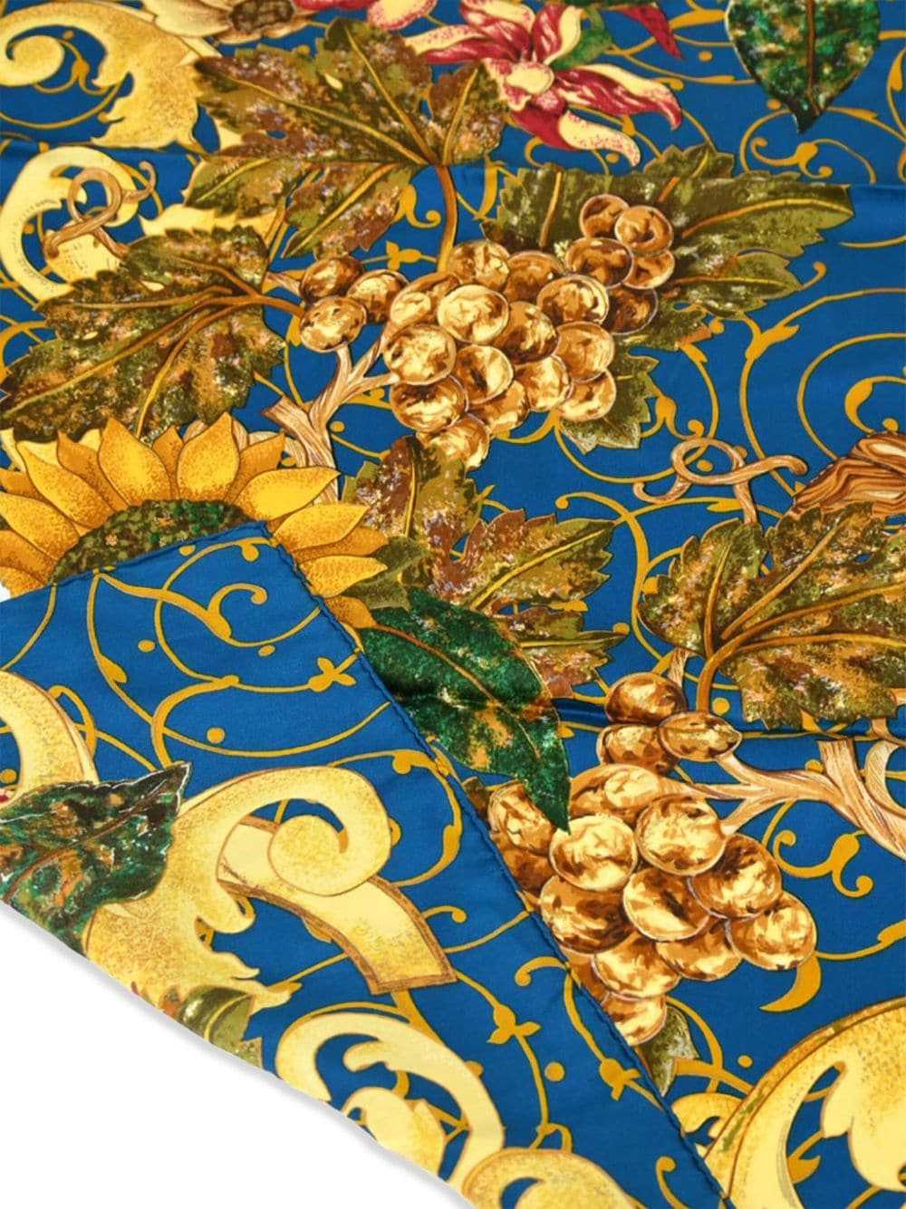 CHANEL Pre-Owned 1990-2000s Sunflower scarf - Blue - image 2