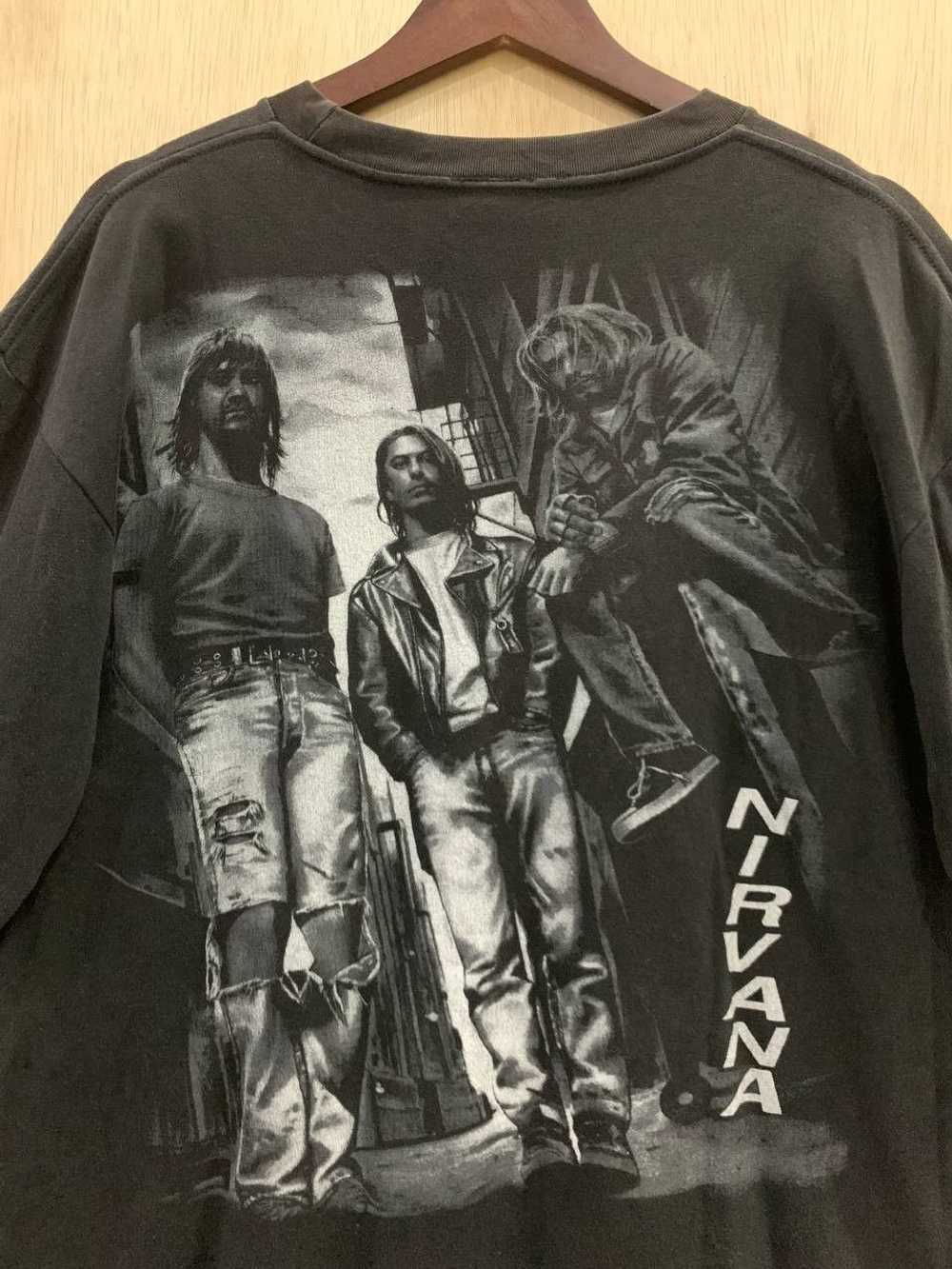 Kurt Cobain × Nirvana × Vintage Vintage Nirvana A… - image 7