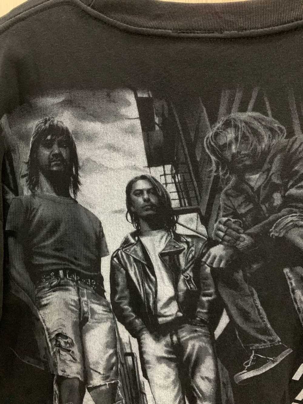 Kurt Cobain × Nirvana × Vintage Vintage Nirvana A… - image 8