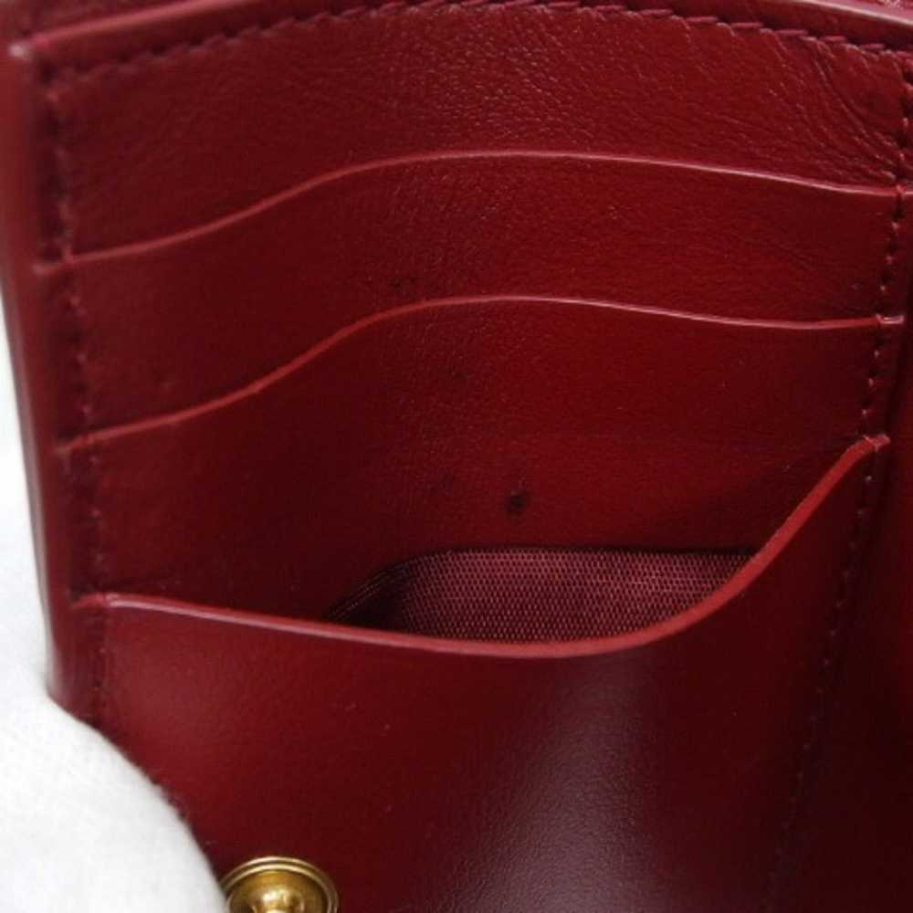 Bottega Veneta Intrecciato Burgundy Leather Walle… - image 9