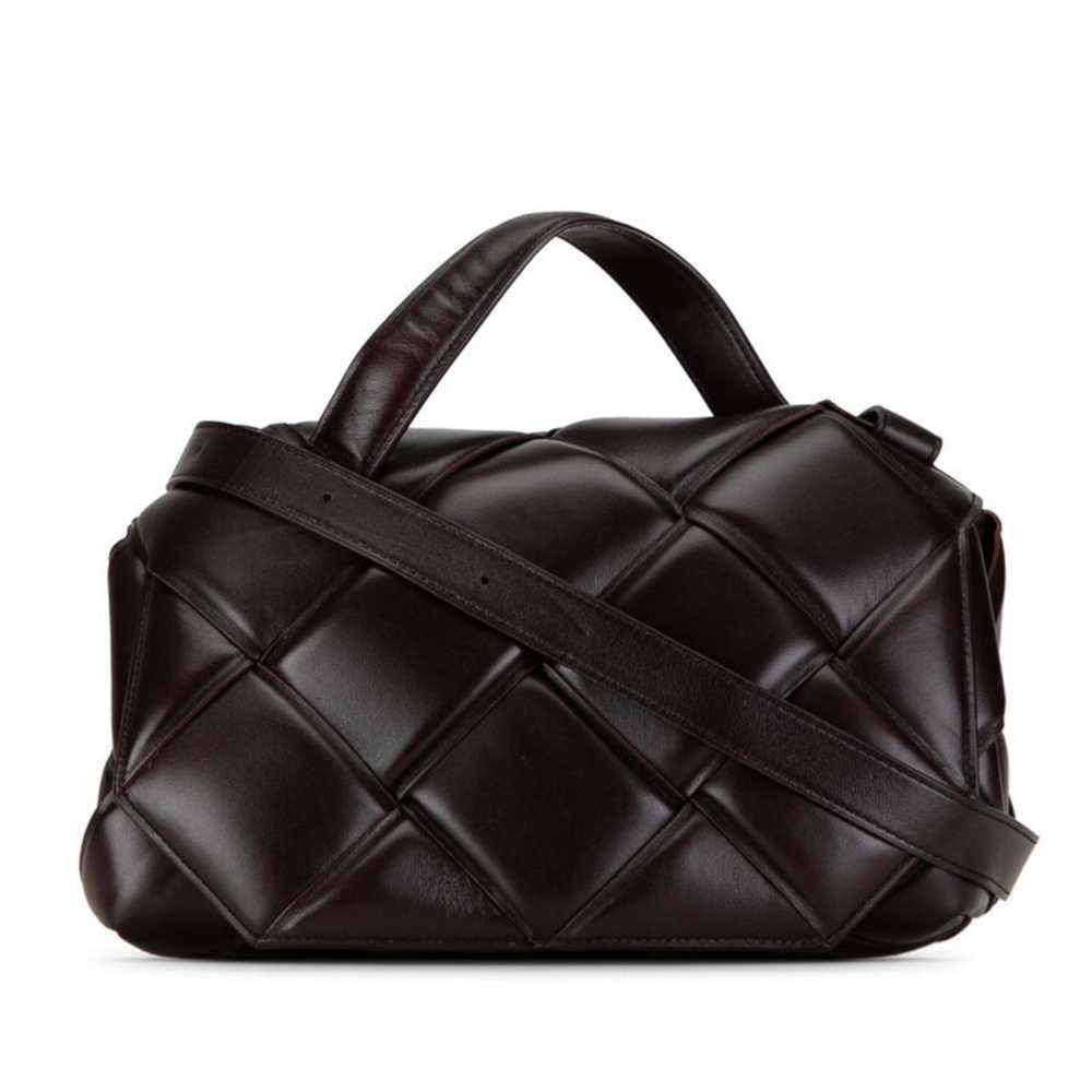 Bottega Veneta Padded Burgundy Leather Handbag (P… - image 10