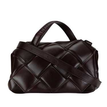 Bottega Veneta Padded Burgundy Leather Handbag (P… - image 1