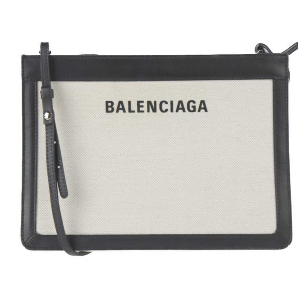 Balenciaga Black Canvas Clutch Bag (Pre-Owned) - image 1