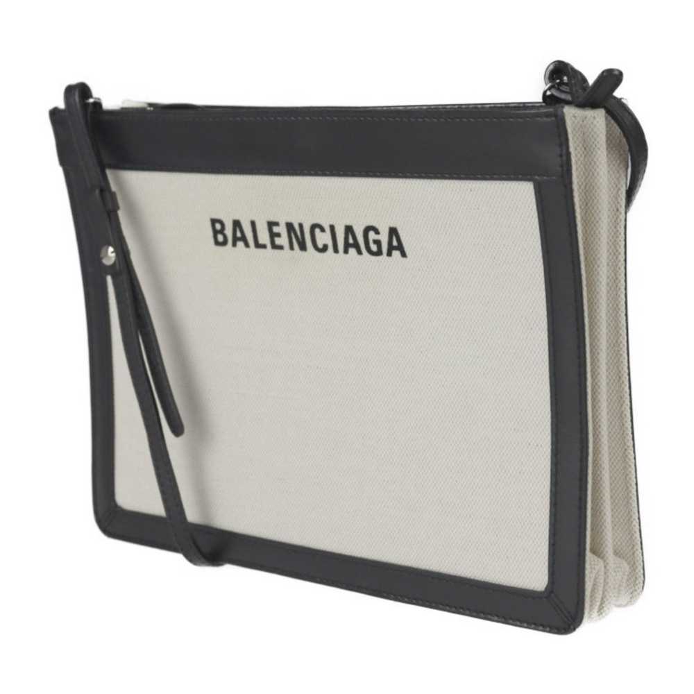 Balenciaga Black Canvas Clutch Bag (Pre-Owned) - image 4