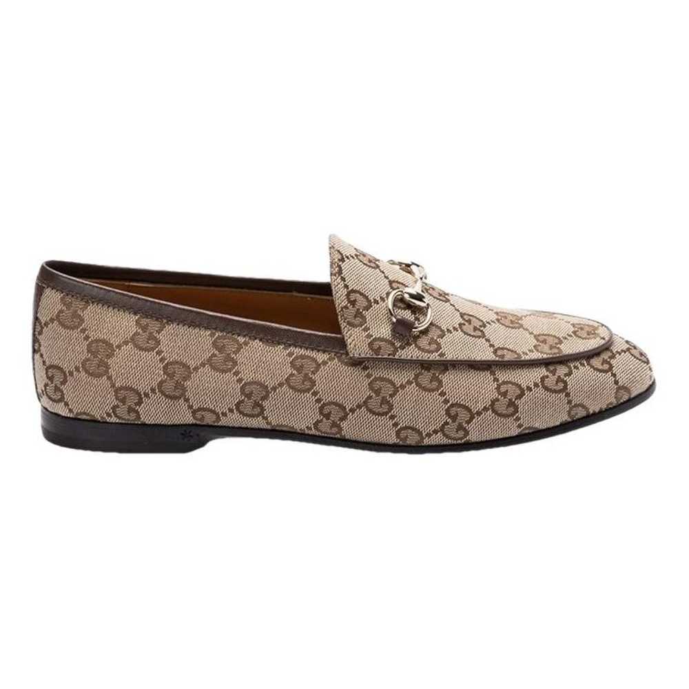 Gucci Jordaan leather flats - image 1