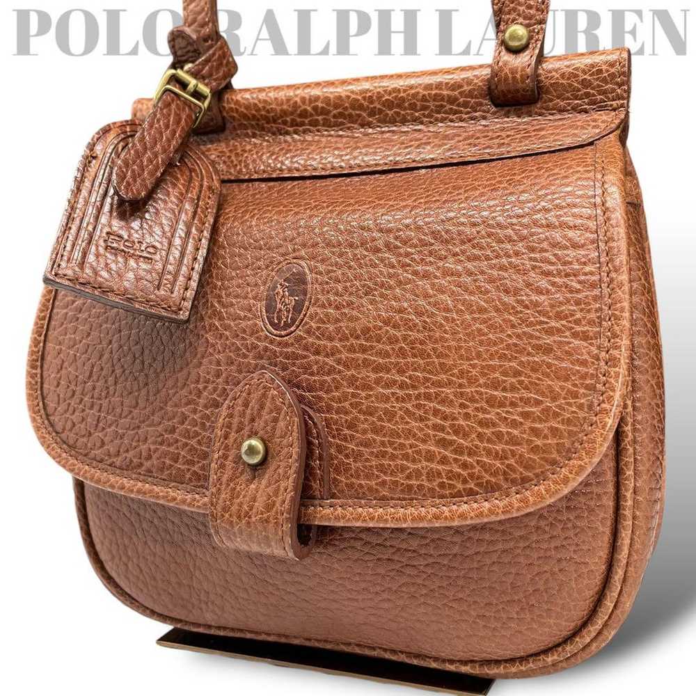 Brand new Ralph Lauren shoulder bag in leather, w… - image 1