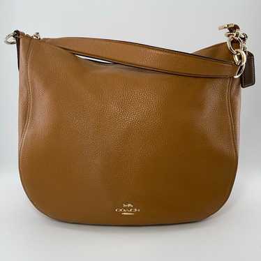 Coach Elle Refined Pebbled Leather Hobo bag (COA)