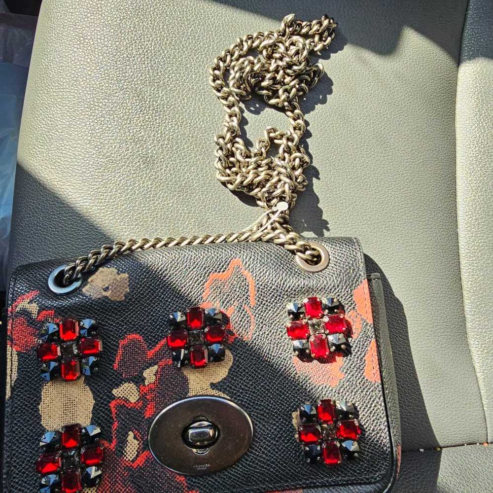 Coach jeweled mini Crossbody bag - image 6