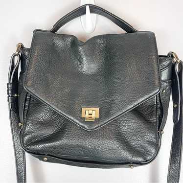 Mary Lai Leather Shoulder Crossbody Bag Front Flap