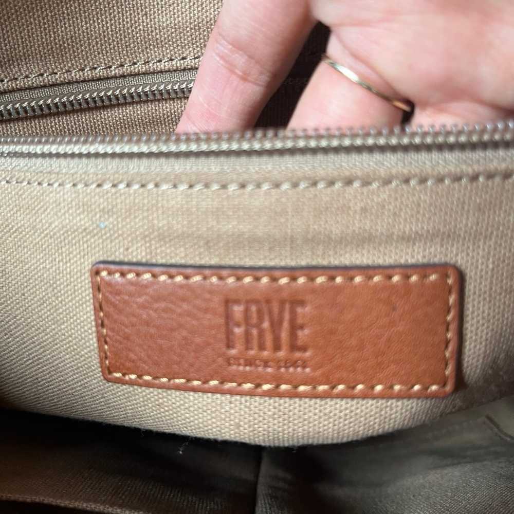 Like New FRYE Leather Drawstring Backpack - image 4