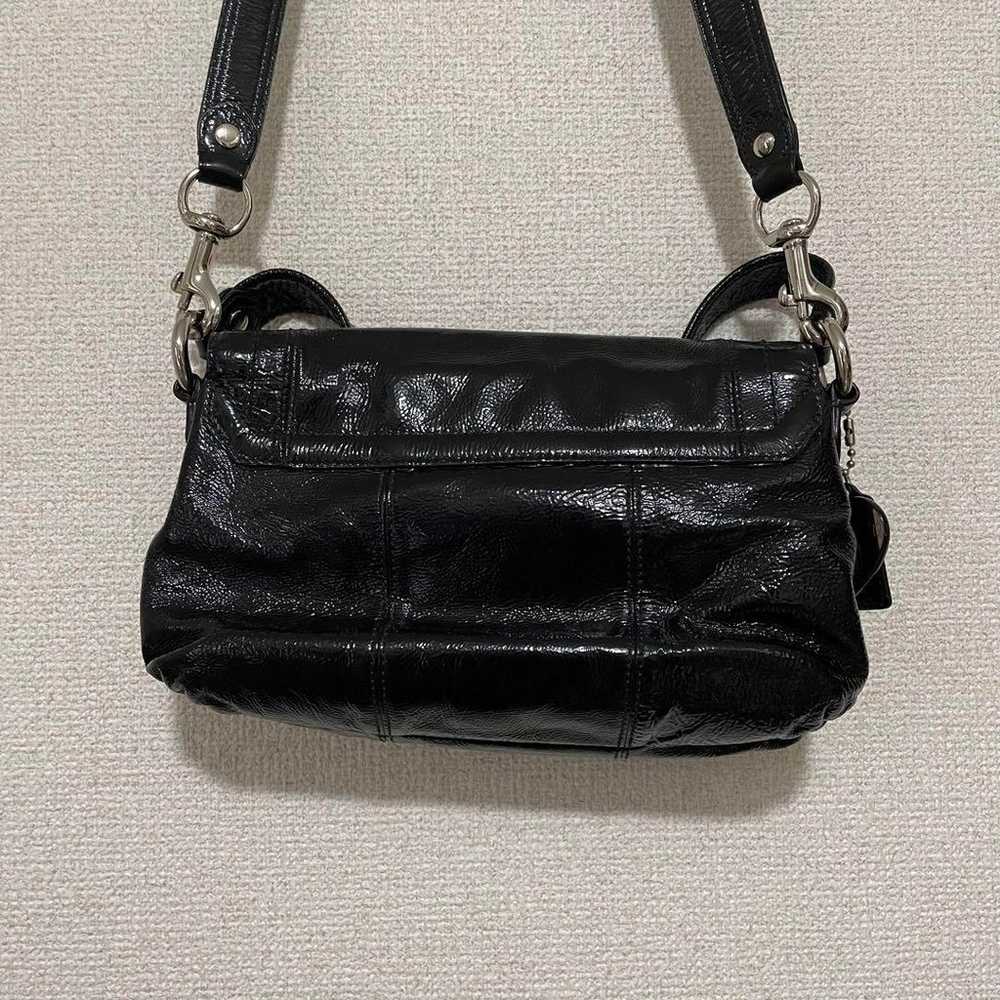 COACH Poppy 2WAY Shoulder Hand Bag with Cover and… - image 10