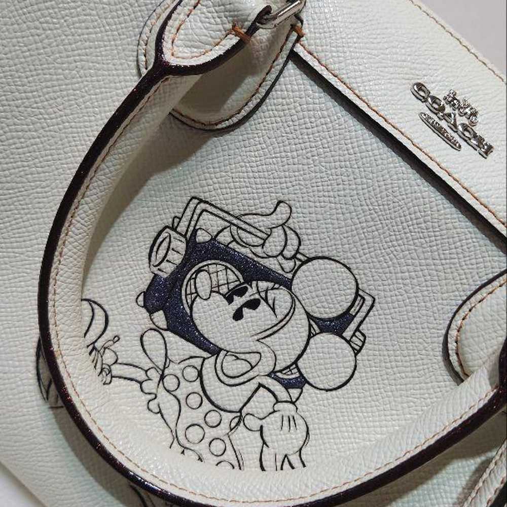 Coach Disney Minnie-chan Mini Boston Bag Shoulder… - image 12