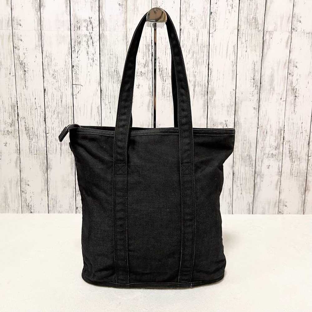 Rare PORTER Vertical Tote Bag in Smokey Canvas Bl… - image 2