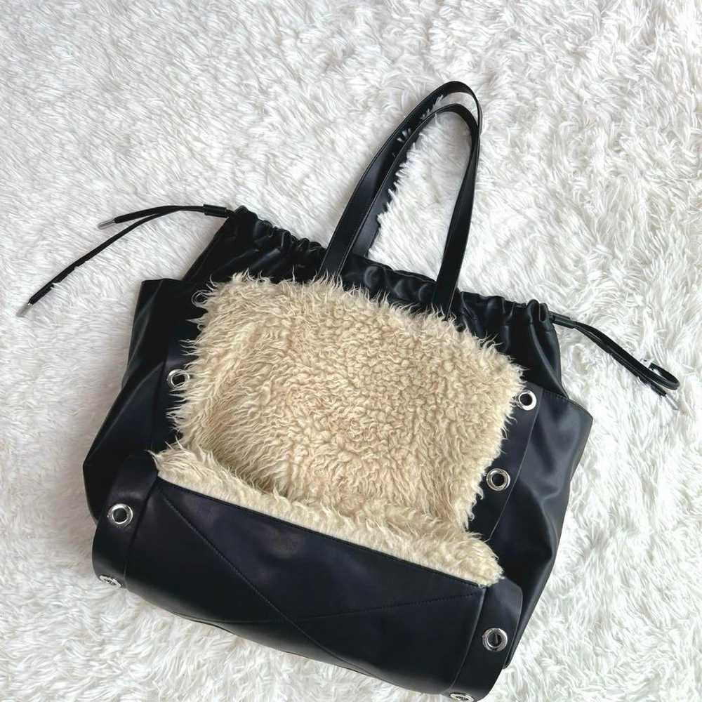 Excellent Condition ✨ Diesel Tote Bag Fluffy Fur … - image 10