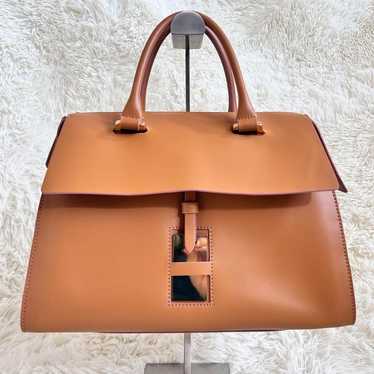 IACUCCI Genuine Leather Camel Handbag Moussa Camel