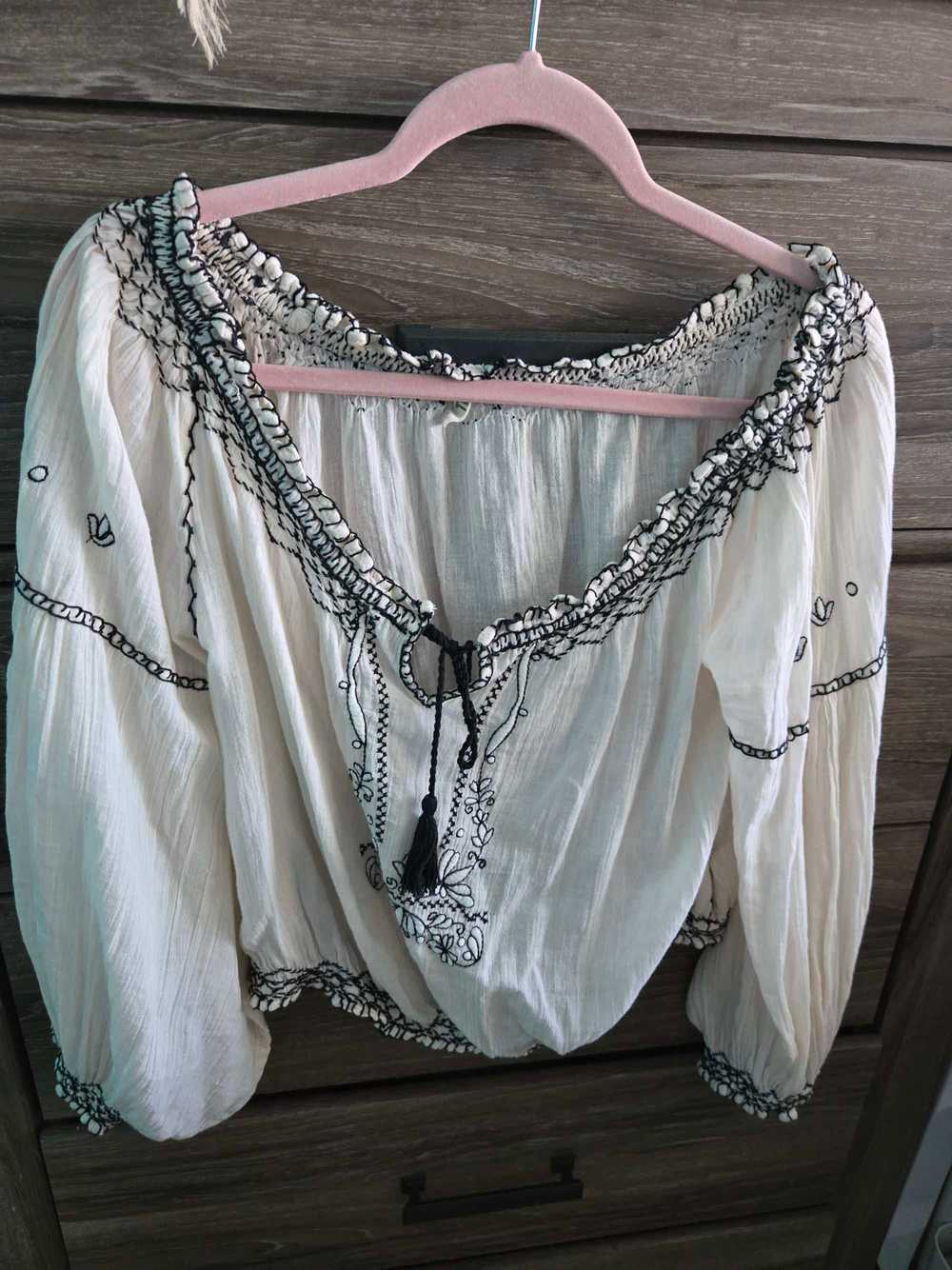 Spell USA Folklore vintage blouse L - image 3