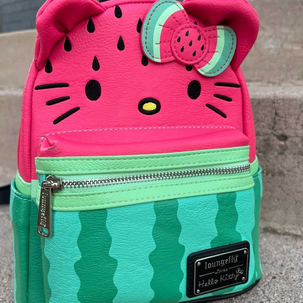 Loungefly Hello Kitty Watermelon Mini Backpack - image 4