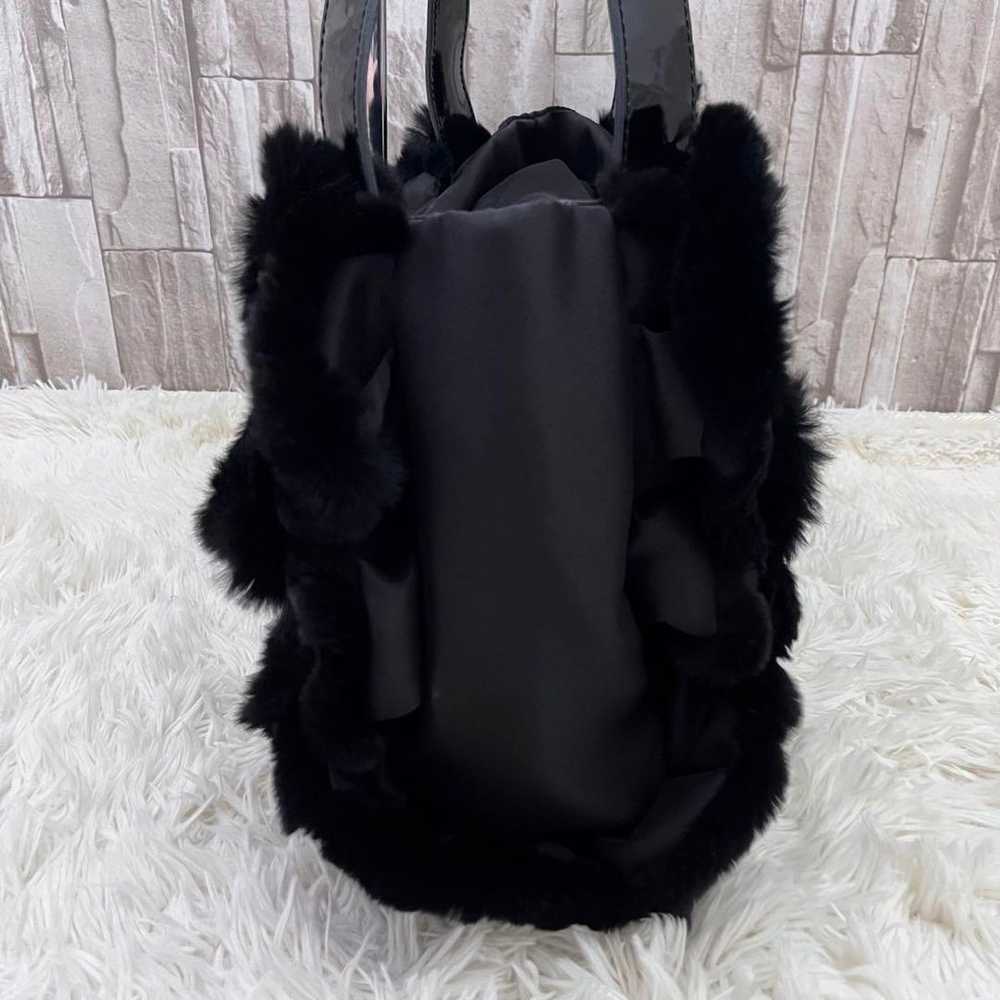 Excellent quality EPOCA real fur bag in black. Ha… - image 4