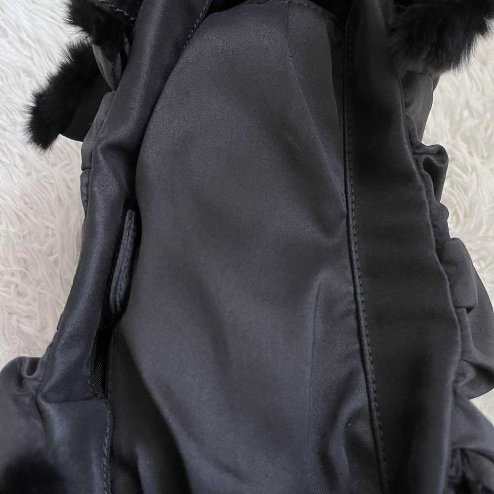 Excellent quality EPOCA real fur bag in black. Ha… - image 6