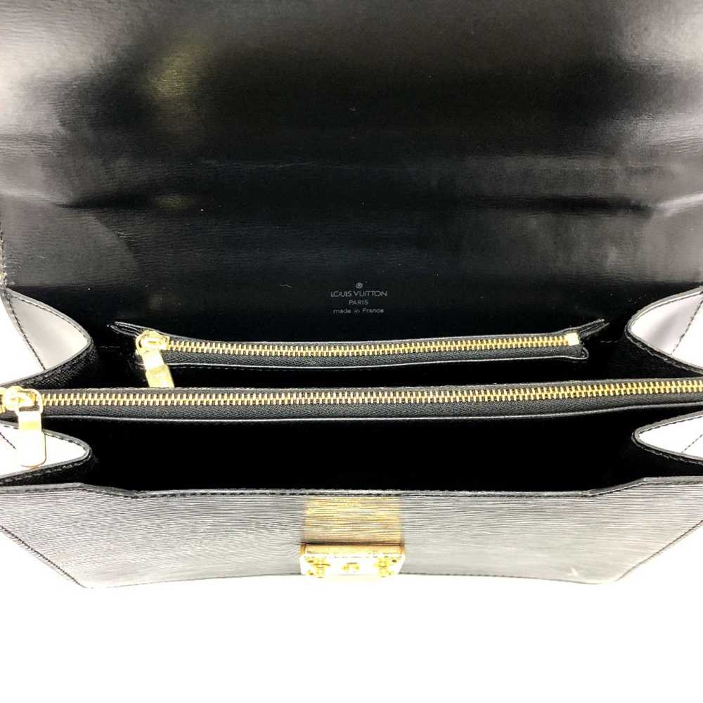 Louis Vuitton Monceau Black Leather Handbag (Pre-… - image 5