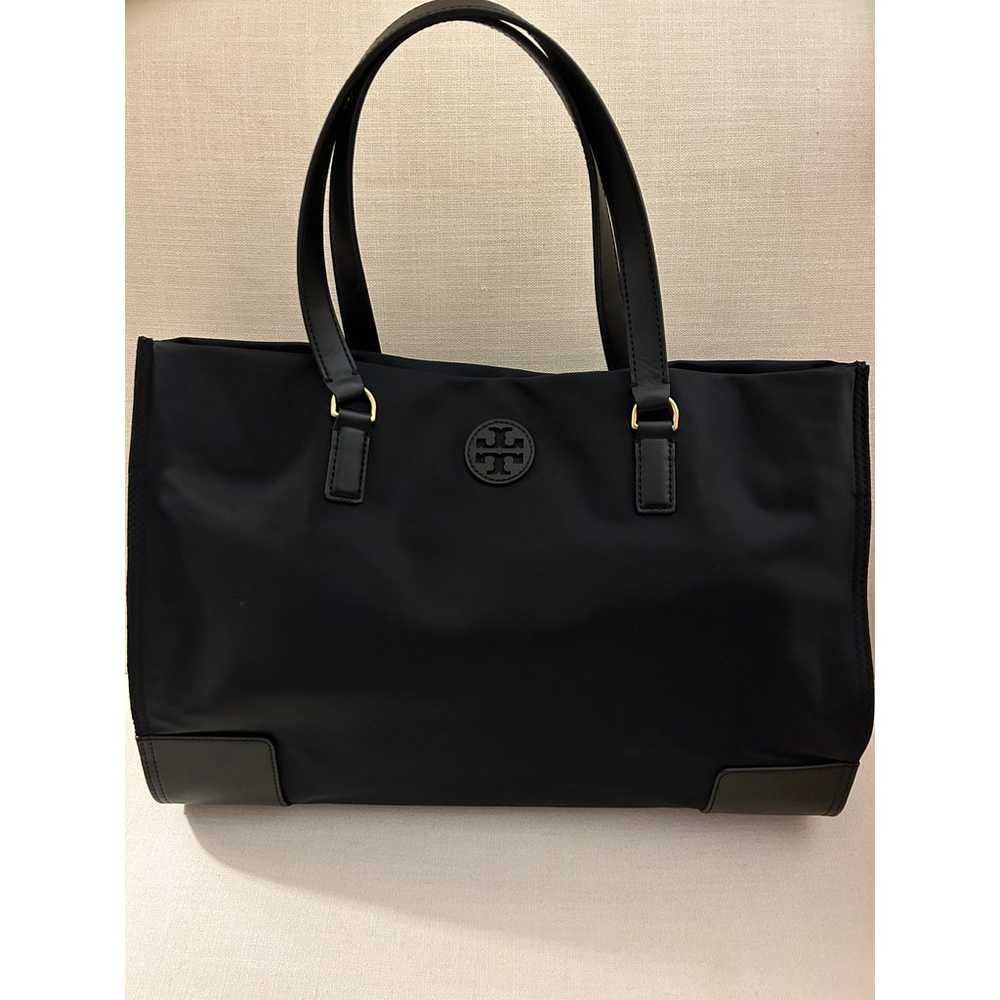 Tory Burch Ella Nylon Black Large Tote Shoulder b… - image 4