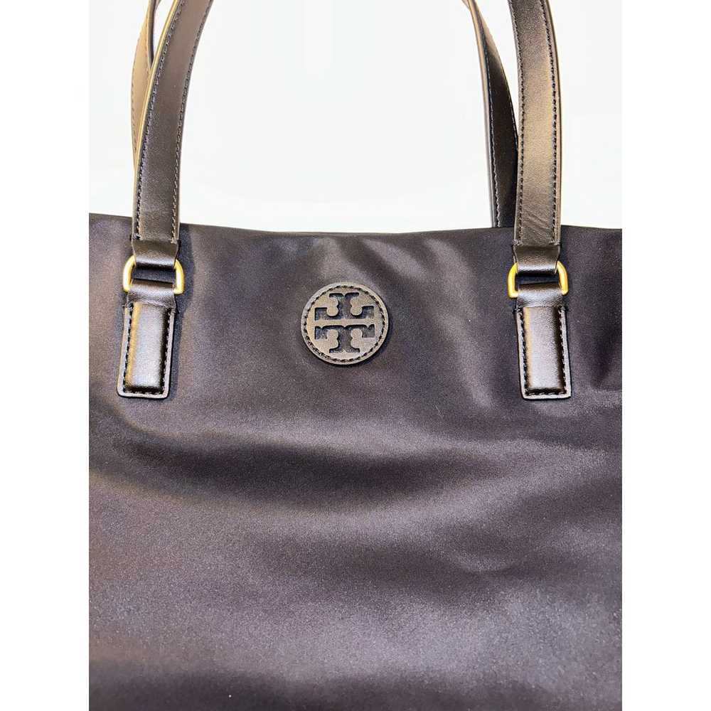 Tory Burch Ella Nylon Black Large Tote Shoulder b… - image 5