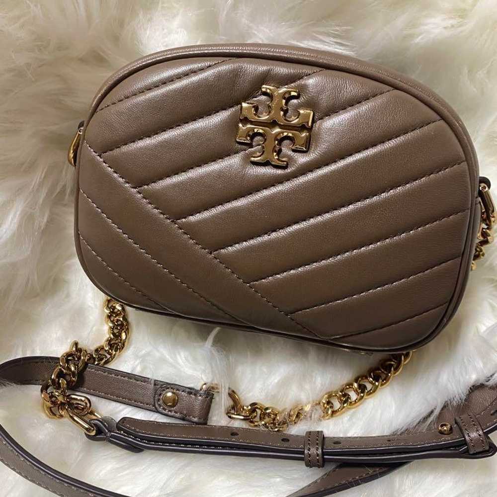 Tory Burch Kira Chevron Shoulder Small Camera Bag - image 1