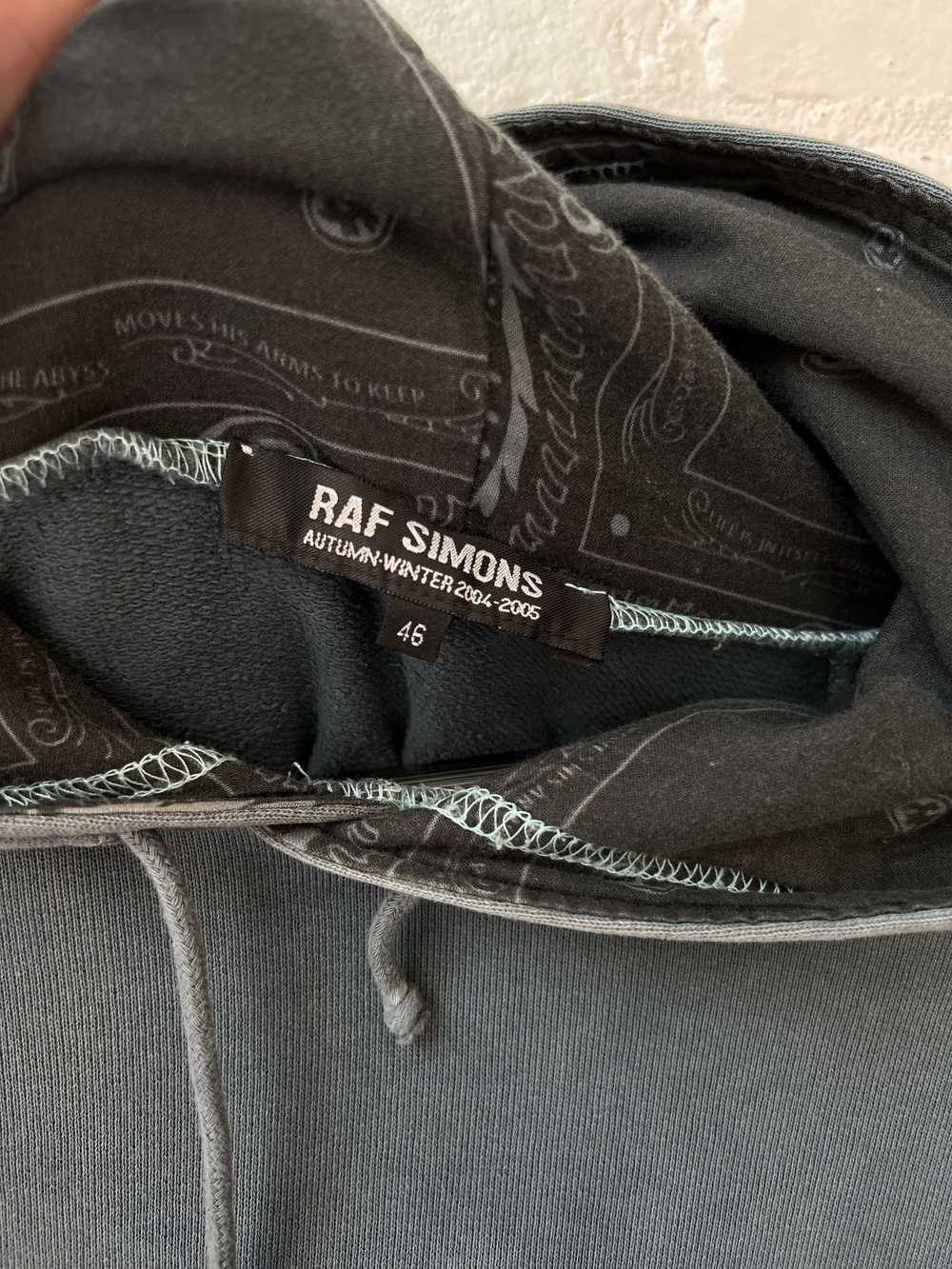 Raf Simons RAF SIMONS waves paisley Bandana hoodie - image 4