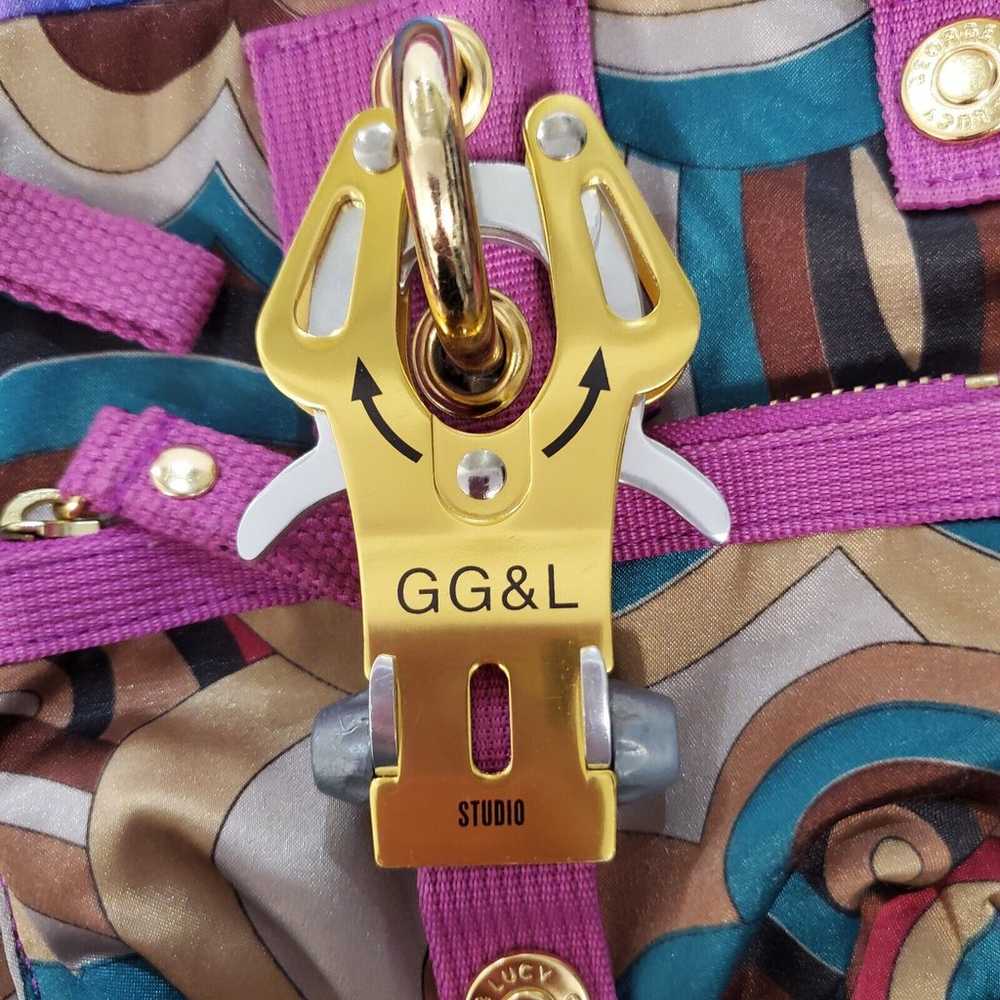 George Gina Lucy Bag Y2K Satin Purple Multi Adjus… - image 8