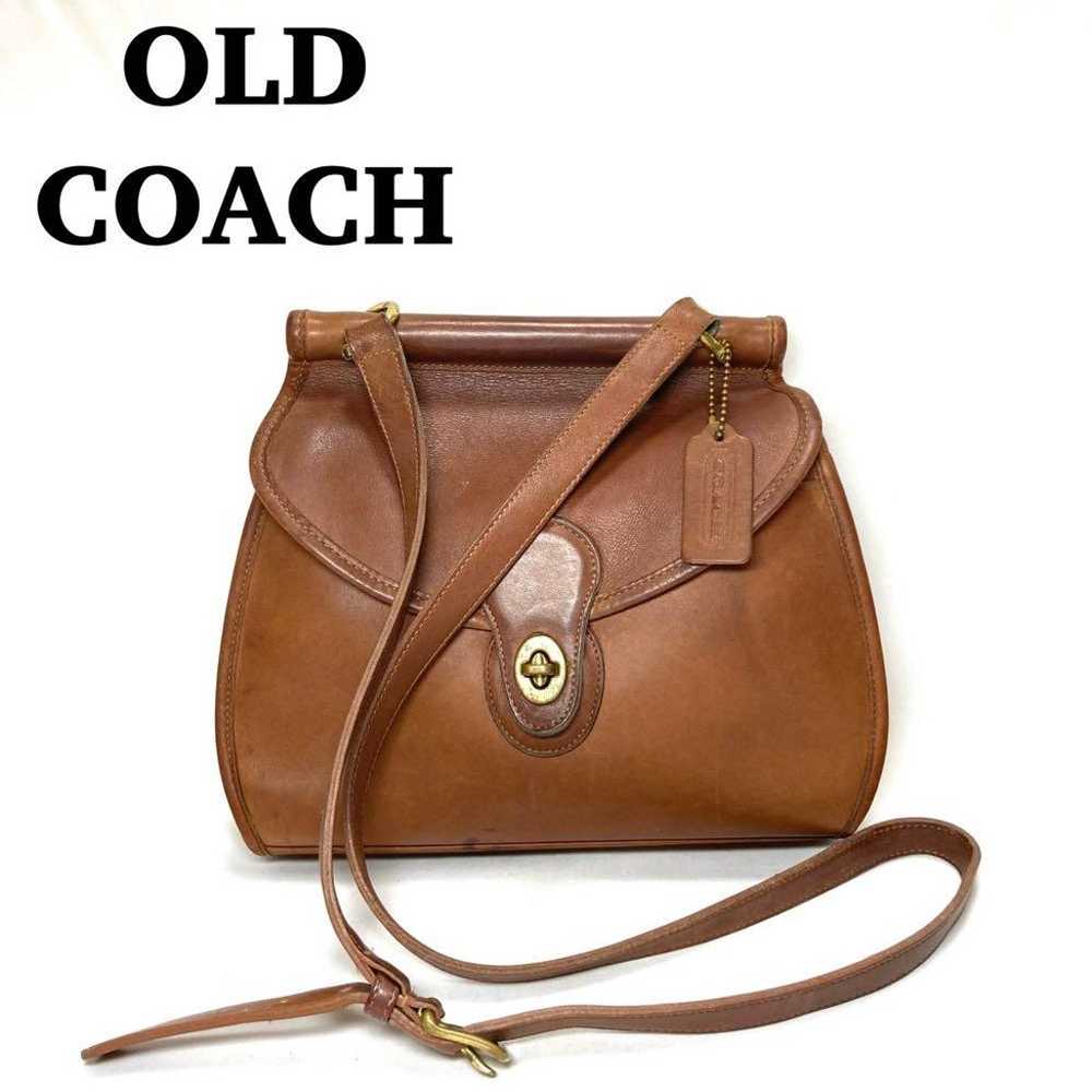 【Rare】COACH Old Coach Shoulder Bag Made in USA 05… - image 10