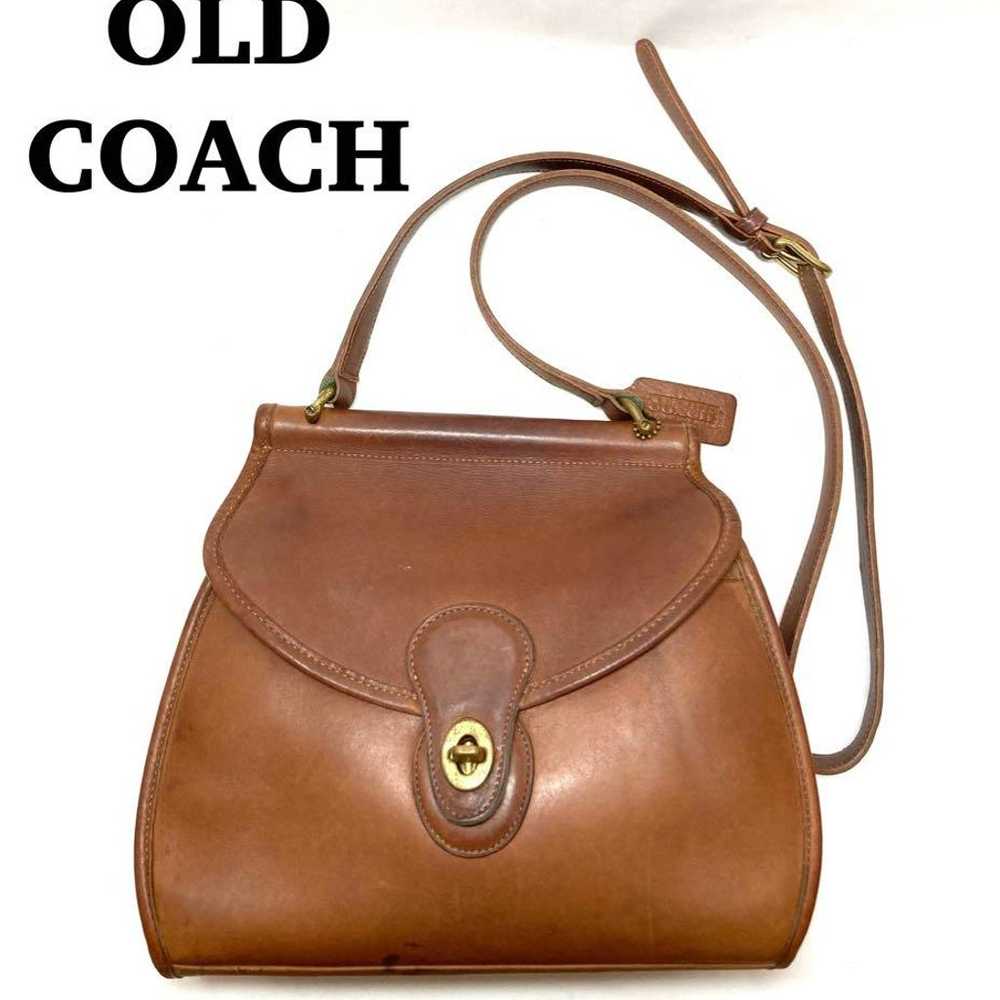 【Rare】COACH Old Coach Shoulder Bag Made in USA 05… - image 1