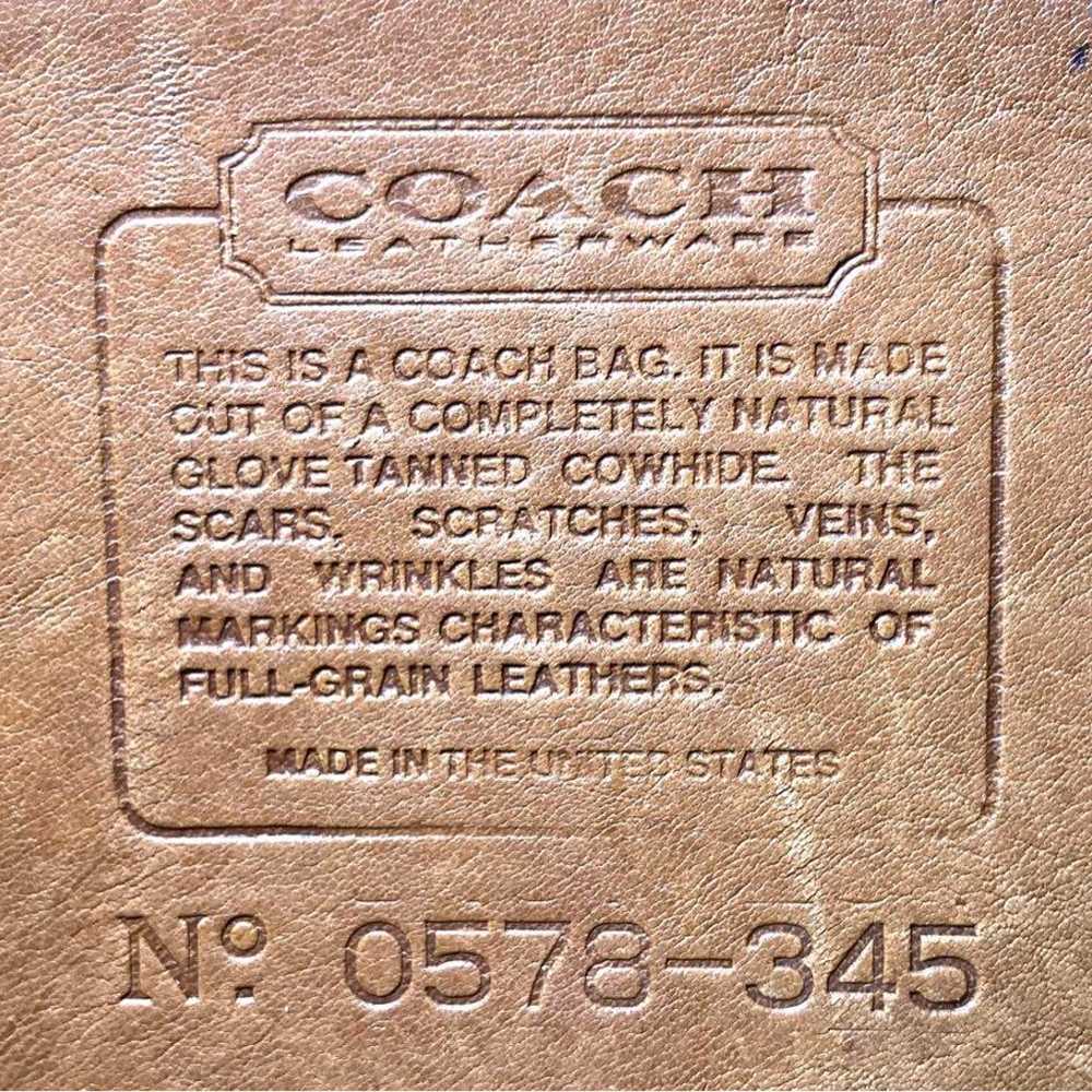 【Rare】COACH Old Coach Shoulder Bag Made in USA 05… - image 9