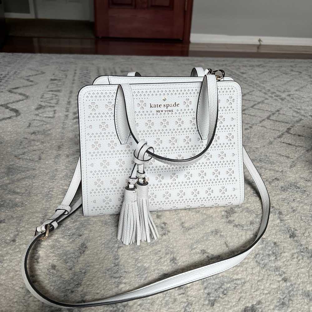 Kate Spade Rowe Perforated Satchel - image 1