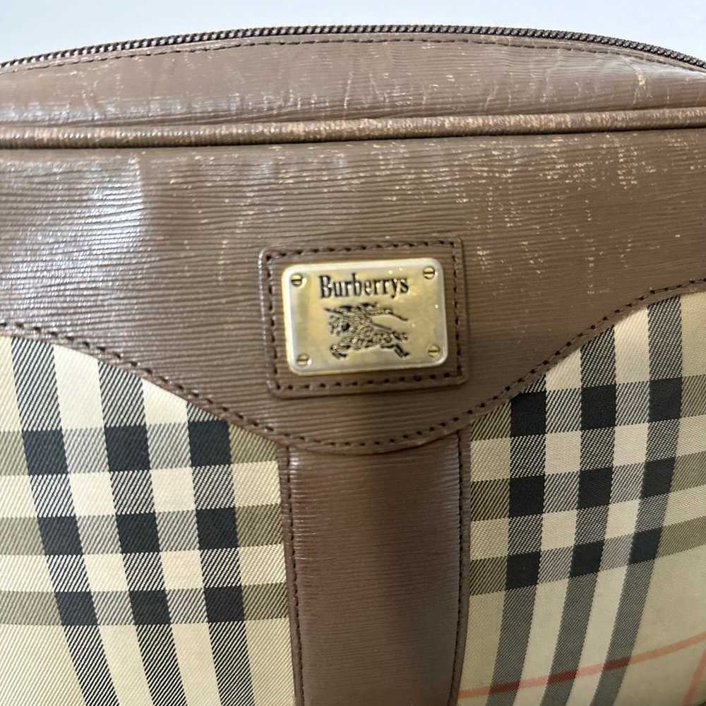 Pre-Owned BURBERRY Shoulder Bag Nova Check Gold L… - image 4