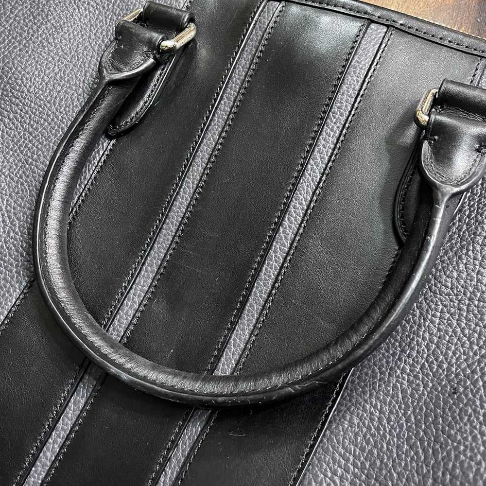 Coach leather executive brief case totes a laptop… - image 8