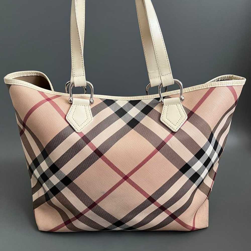 BURBERRY Burberry Tote Bag Nova Check Mega Check … - image 2