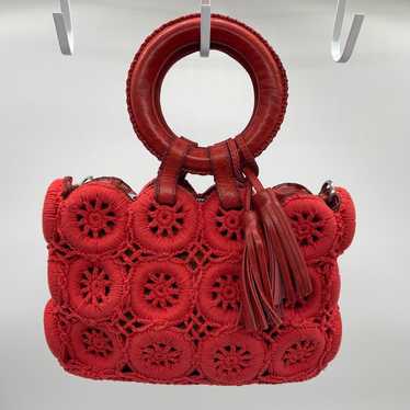 Patricia Nash Crochet Vobbia Small Tote Women Purs