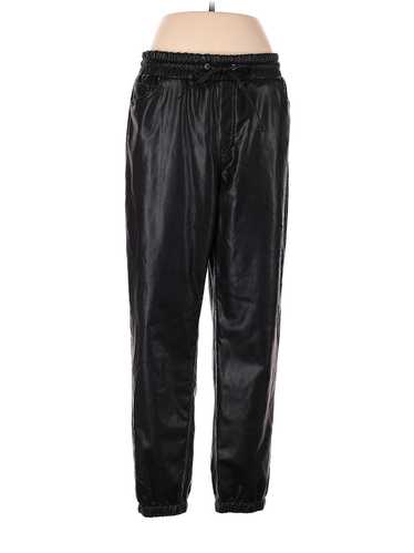 Express Women Black Faux Leather Pants M