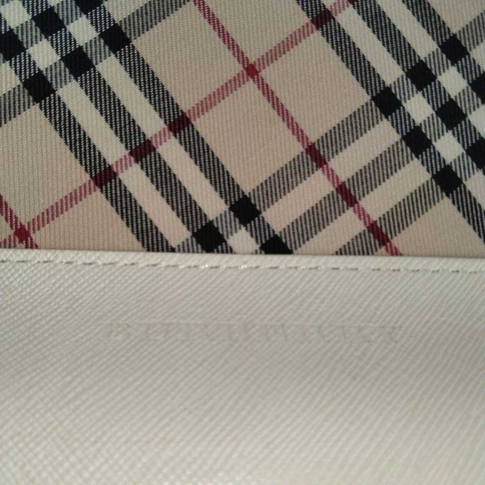 Burberry check pattern handbag. - image 3