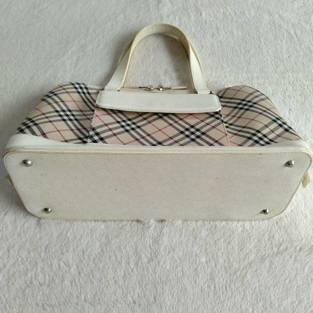 Burberry check pattern handbag. - image 5