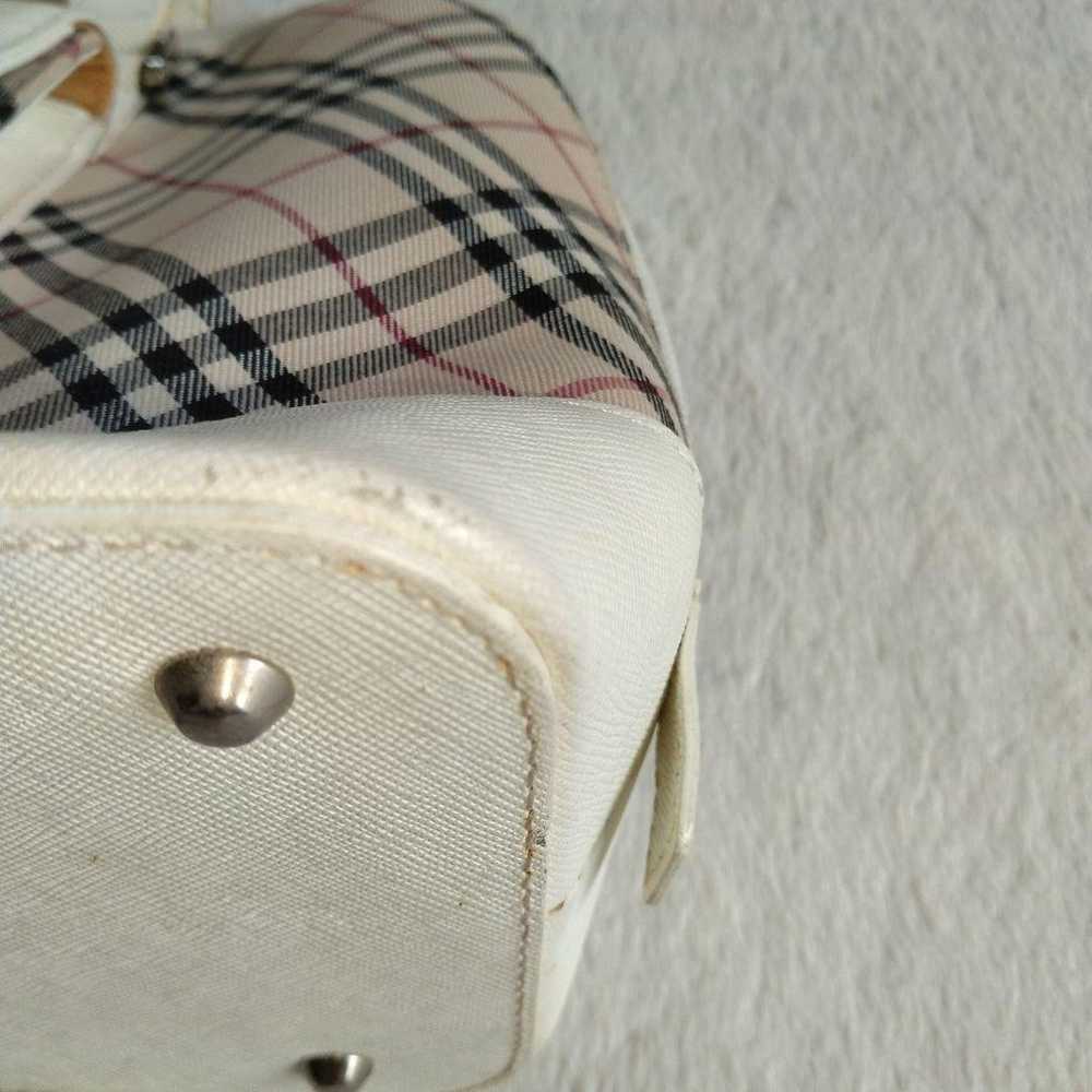 Burberry check pattern handbag. - image 7