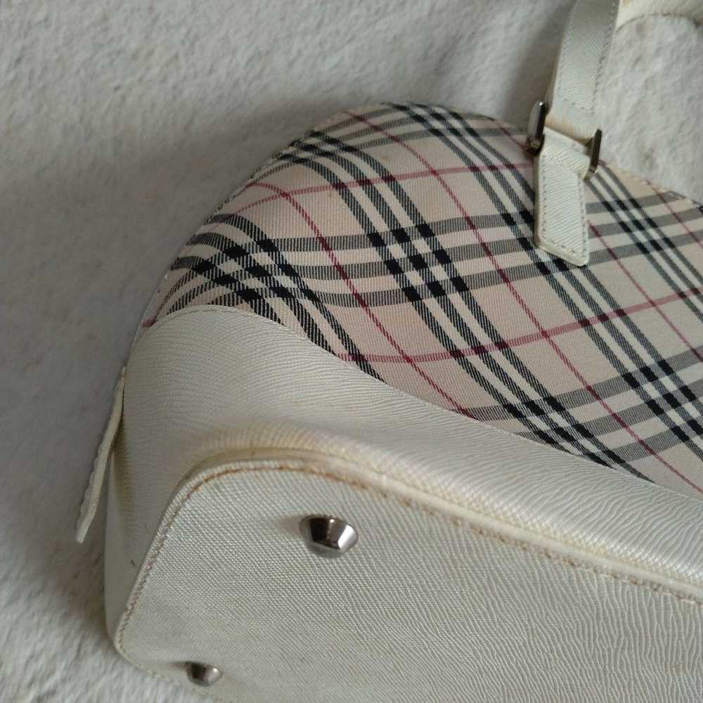 Burberry check pattern handbag. - image 8