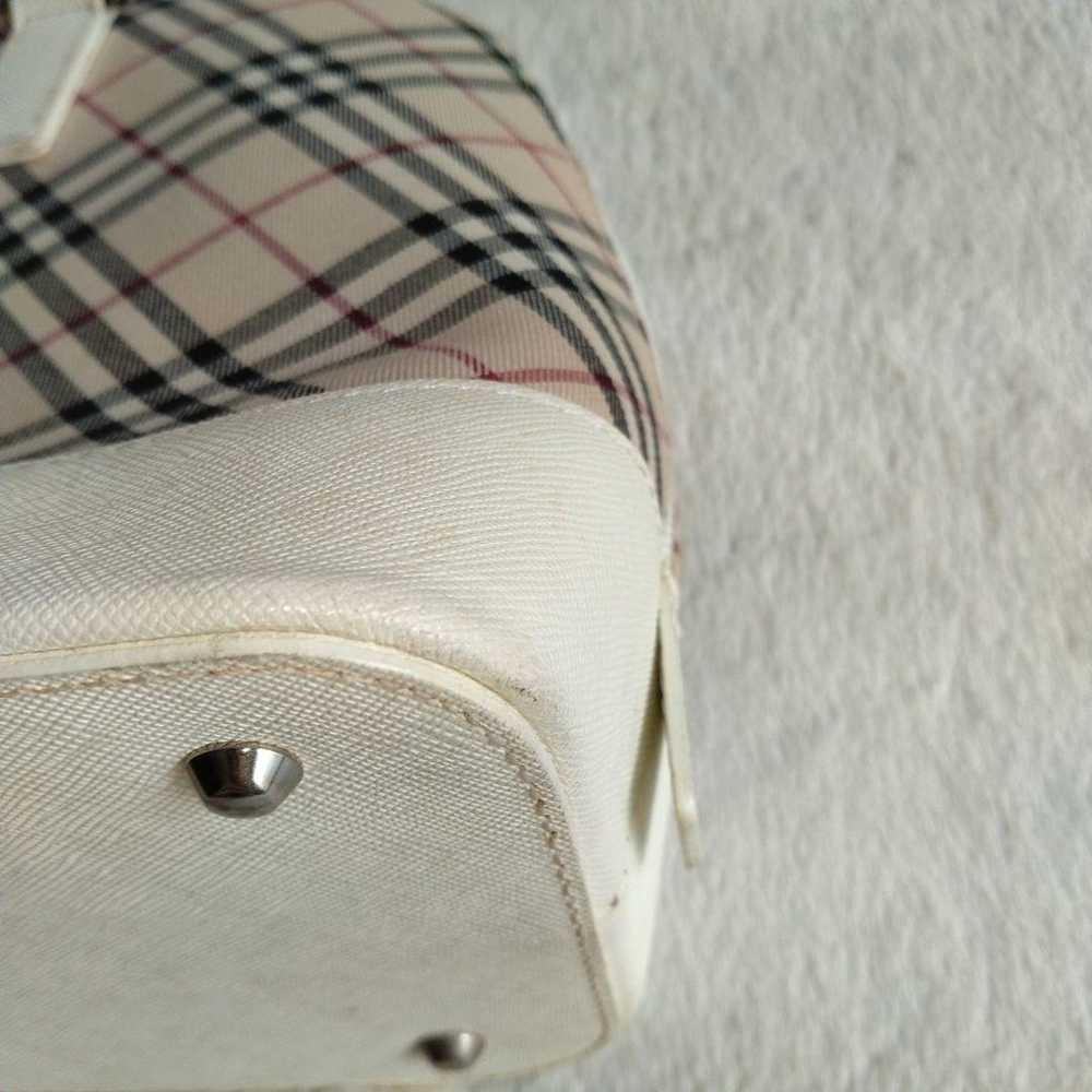 Burberry check pattern handbag. - image 9