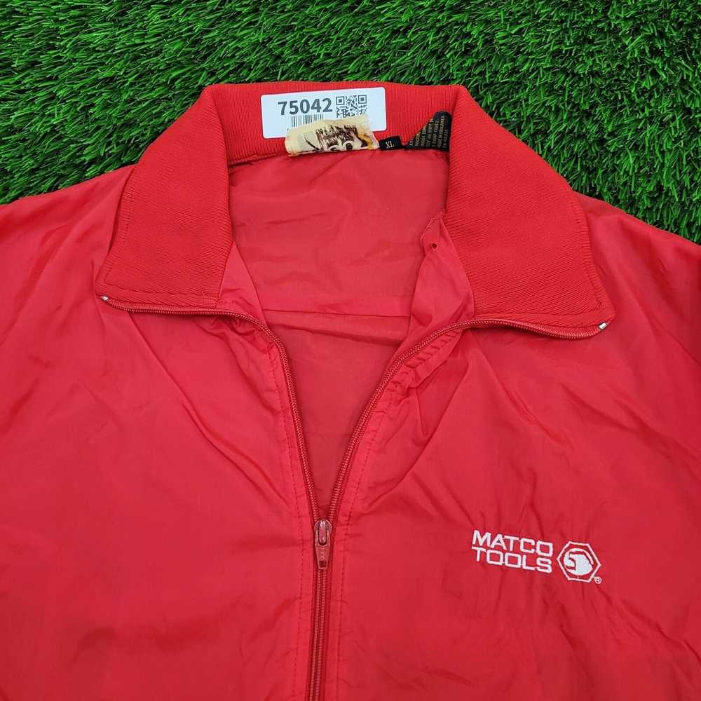 Logo 7 Vintage 90s Matco-Tools Jacket L/XL 21x25 … - image 3