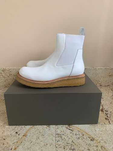 Rick Owens Creeper Elastic Boots in Chalk White - image 1