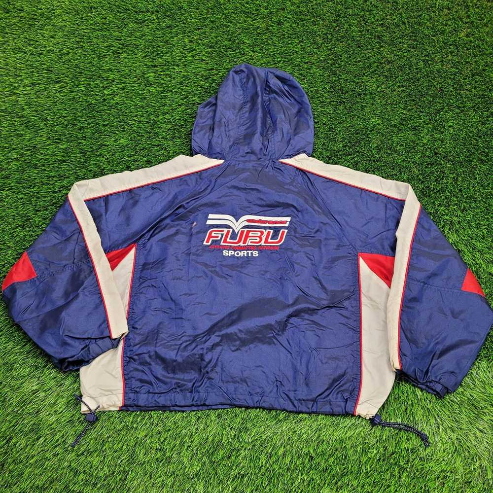 Fubu Vintage FUBU Sports Jacket Womens XL/2XL 26x… - image 3