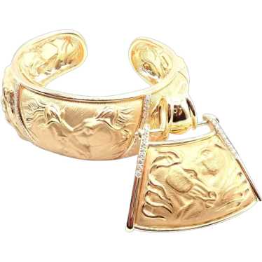 Authentic Carrera Y Carrera 18k Yellow Gold Equine